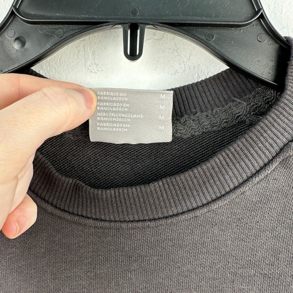 Columbia Sweatshirt Mens Medium Gray Knit Long Sleeve Pullover Crew Neck Stretch - Picture 7 of 9